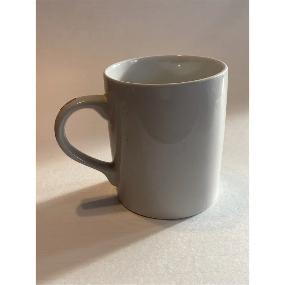 Vintage Christmas Solar Activated Coffee Cup Mug Musical Large Bell Graphic Box